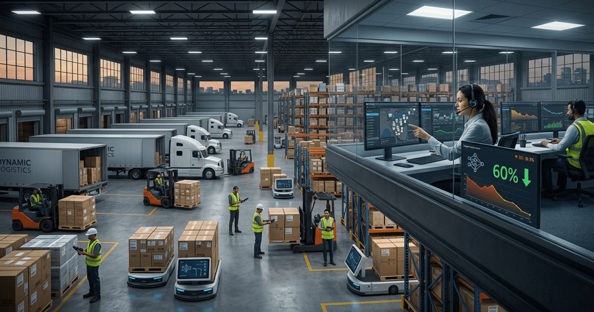 AI customer support case study logistics